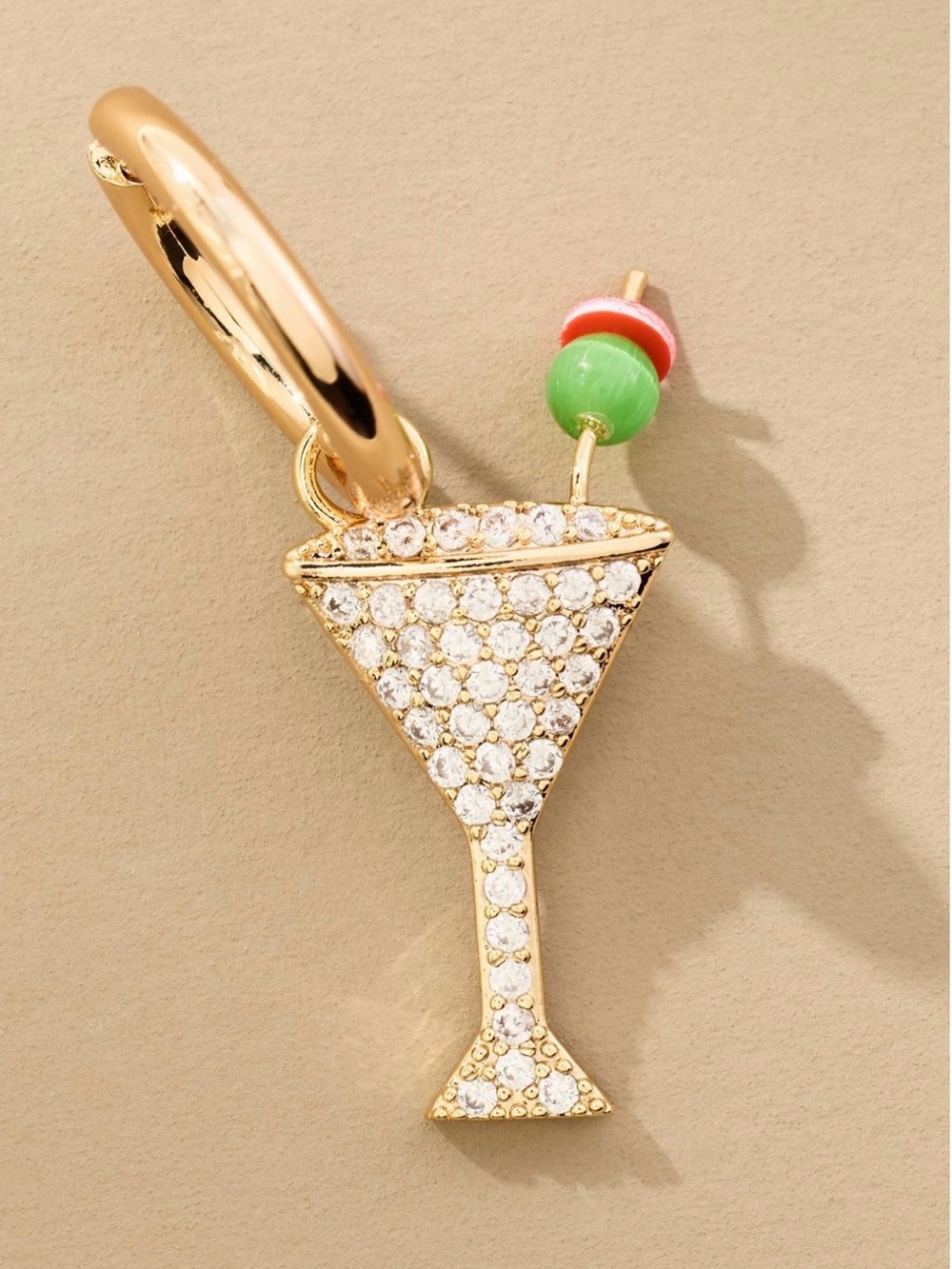 Anthropologie Martini Hoop Earrings. Brand new!